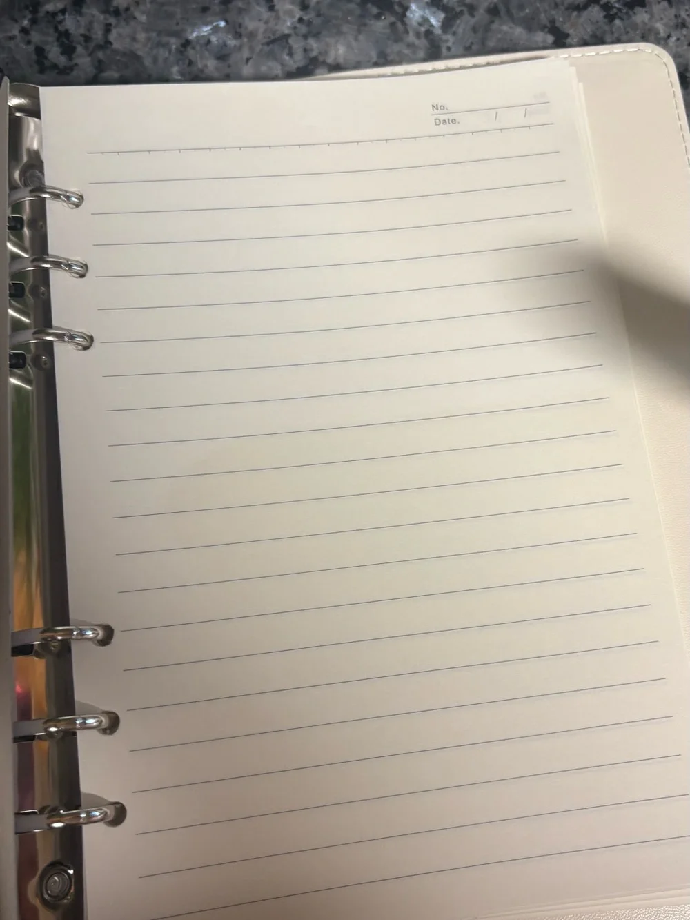 Starbucks Coffee Custom A5 Leopard Binder with 50 lined paper included.